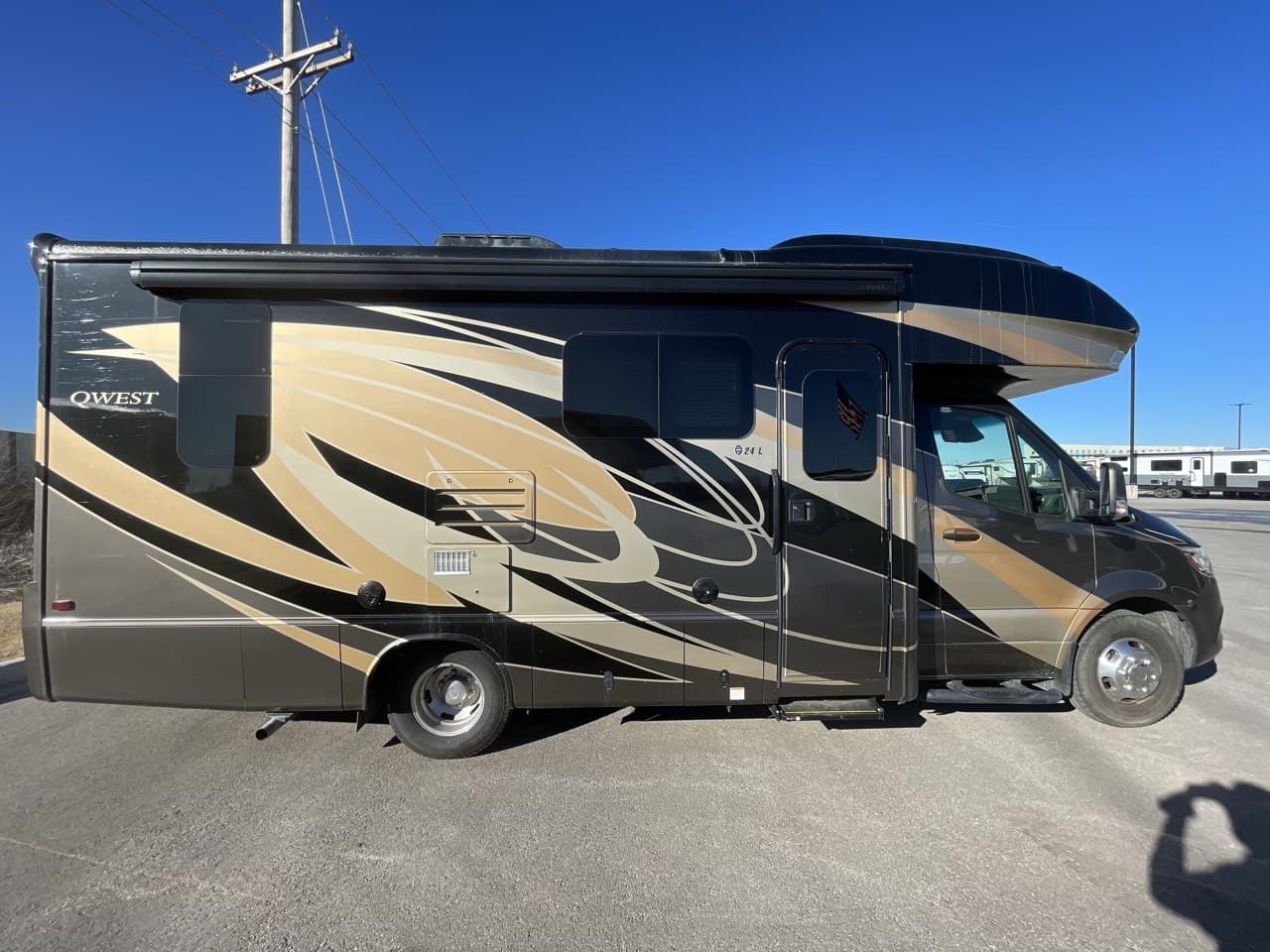 Entegra Coach QWEST 24 Mercedes-Benz Sprinter Class C — Burning Man RV rental